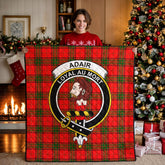 Adair Modern Tartan Crest Quilt
